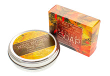 Load image into Gallery viewer, GIFT SET OF BODY BUTTER AND NATURAL SOAP