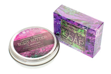 Load image into Gallery viewer, GIFT SET OF BODY BUTTER AND NATURAL SOAP