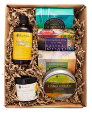 Load image into Gallery viewer, a hamper of natural skincare