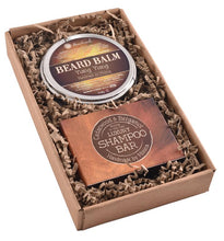 Load image into Gallery viewer, gift set of natural skincare/haircare for men