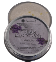 Load image into Gallery viewer, Natural cream deodorant lavender