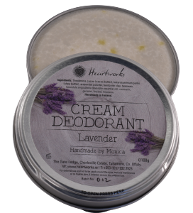 Natural cream deodorant lavender