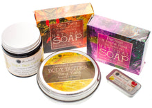 Load image into Gallery viewer, gift box of natural skincare ireland king oak