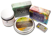 Load image into Gallery viewer, gift box of natural skincare ireland king oak