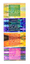 Load image into Gallery viewer, selection of natural soaps in a gift box