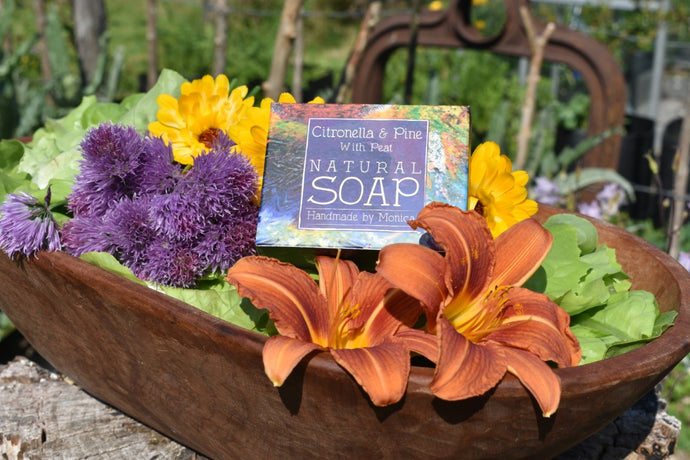 Citronella & Pine Handmade Natural Soap with Peat