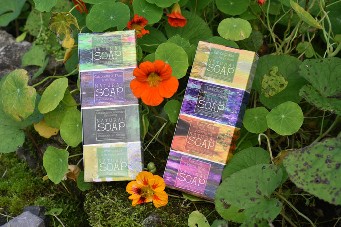 Four Handmade Soaps in a Gift Box