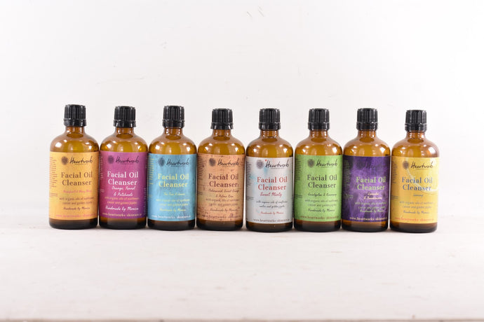 All Natural Facial Oil Cleansers made with Organic Oils
