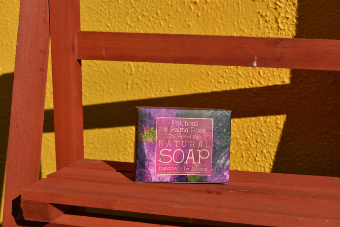 Patchouli and Palma Rosa Natural Handmade Soap