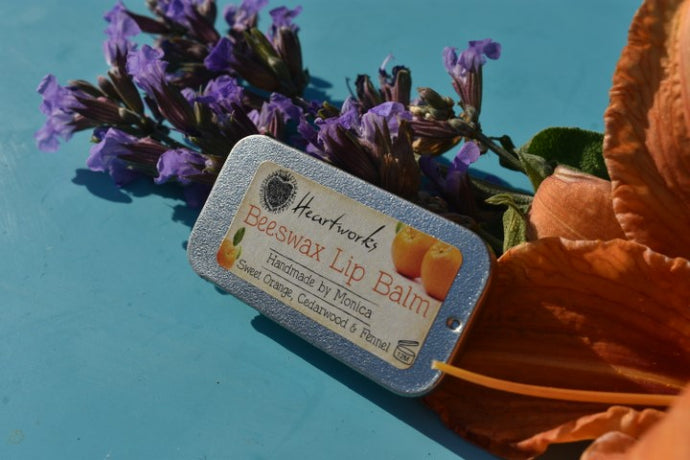 Lip Balm with sweet orange, fennel and cedarwood