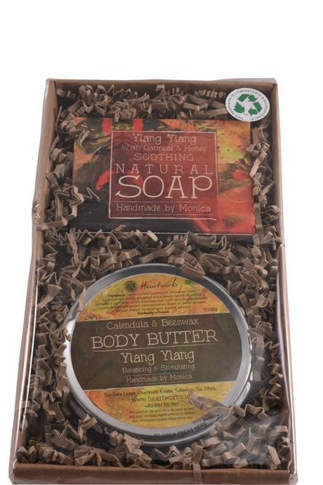Compostable Cellophane for our Gift Sets of Natural Skincare