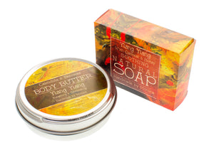 GIFT SET OF BODY BUTTER AND NATURAL SOAP