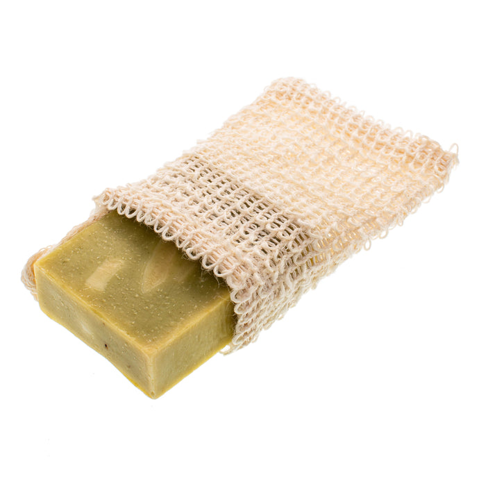 sisal bag for handmade natural soap